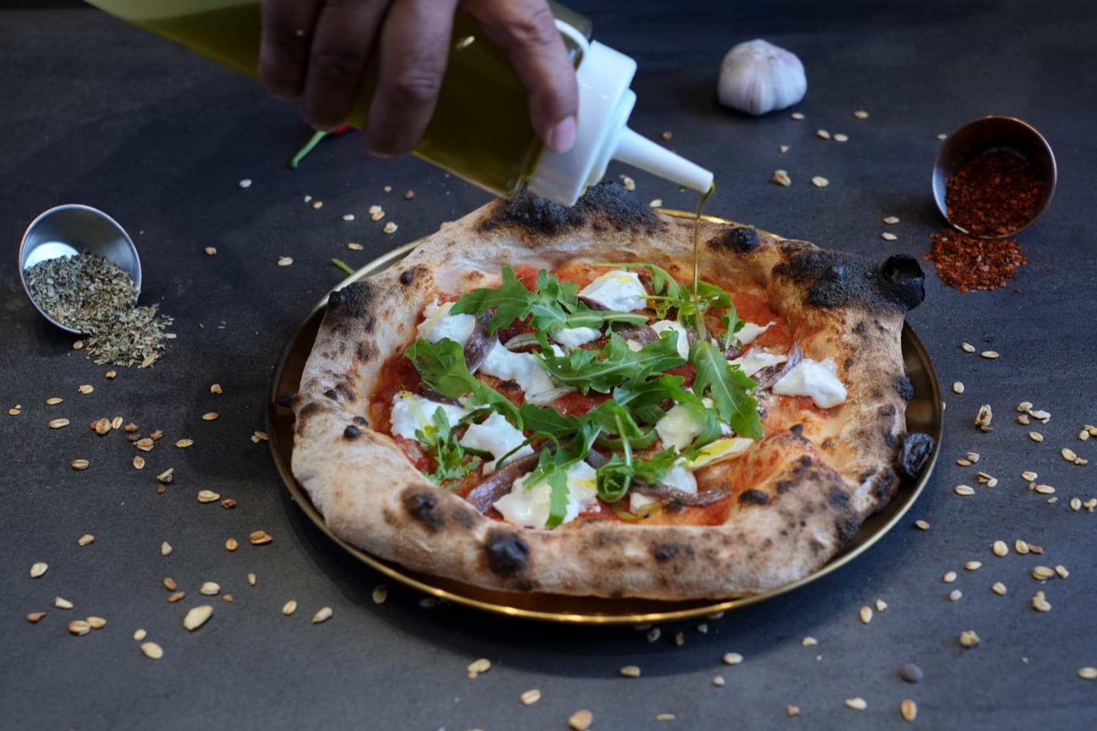 Acciughe e Stracciatella