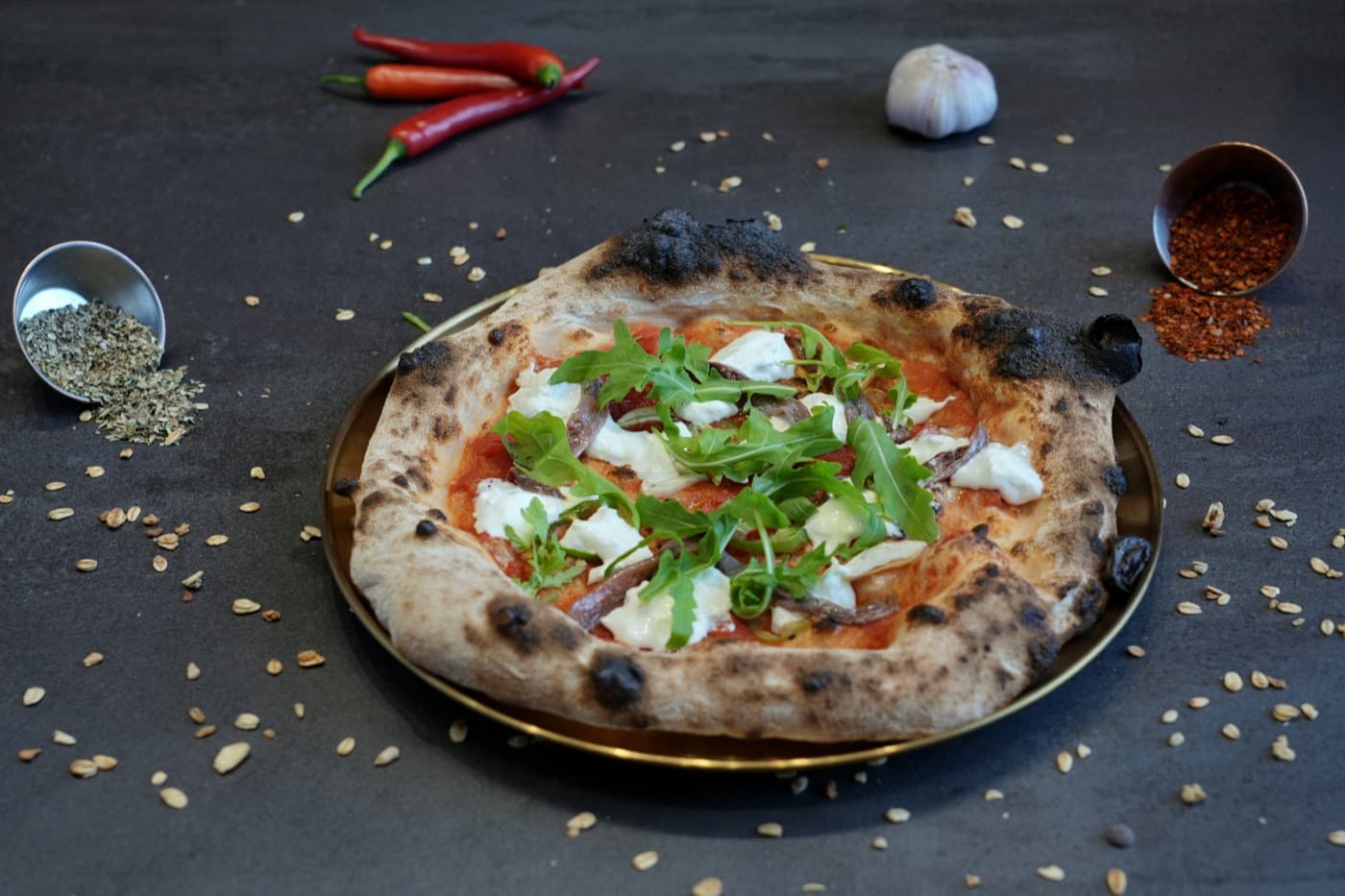 Acciughe e Stracciatella